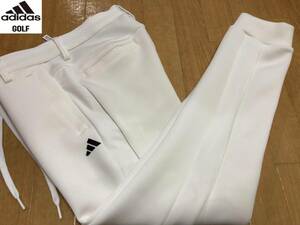 ・スピード発送 adidas Golf(アディダスゴルフ)秋冬 ダンボールニット ジョガーパンツ MKS37(WHITE)９６