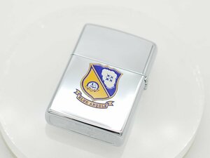 ■【YS-1】 ジッポー Zippo オイルライター ■ Blue Angels F/A-18A ホーネット 1993年製 ■ 銀色系 全長約5.7cm 【同梱可能商品】■C