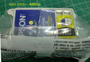 EPSON 純正 カラーインク カートリッジ IC3CL12 1個 未使用 経年JUNK扱品