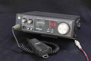 松下電器 ナショナル 21MHz SSB CW アマチュア無線機 RJX715 マイクロフォン 電源コード ブラケット付属 動作確認済みジャンク品