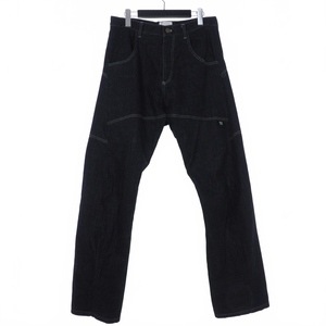 モッドワールド MOD WRLD 3D CURVED LINE DENIM デニム ジーンズ パンツ XL インディゴ メンズ