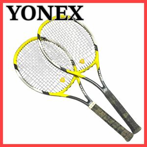 YONEX/ヨネックス RDS001 SQUARE SHAPE（G2） ２本 硬式テニスラケット イエロー