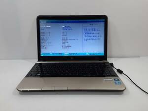 NEC LAVIE LS550/H CORE i5 8GB BIOS確認ノートパソコンジャンク (202917