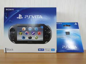 【新品未開封】PlayStation Vita PCH-2000ZA11 ブラック ＋ 64GB 専用メモリーカード