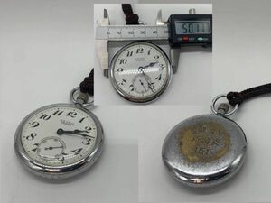 『稼動品！』鉄道時計 SEIKO 昭和43年 新潟 刻印 手巻き 希少 懐中時計 セイコー 昭和レトロ ヴィンテージ 鉄道 コレクション『１円』