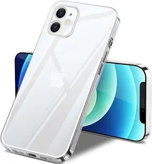 【在庫処分】iPhone 12 Mini ケース クリア 全面保護 いpほね12mini カバー アイフォン12Mini ソフト 透明 スマホケース TPU 薄型 耐衝撃 軽量 メッキ加工 携帯カバー ストラップホール付き 落下防止 擦り傷防止 5.4