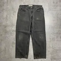 00s USA Levi ブラックデニム リーバイス 550 W38 L30