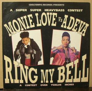 MONIE LOVE VS ADEVA/RING MY BELL/UK盤/中古12インチ!! 商品管理番号：30534