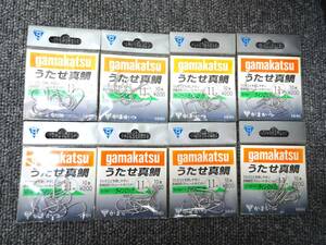 （K-1911）★新品★　ガマカツ　バラ針　うたせ真鯛　11号　8枚セット　