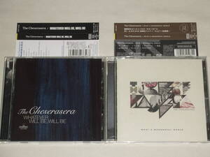 The Cheserasera/CDアルバム2枚セット「WHATEVER WILL BE, WILL BE」「WHAT A WONDERFUL WORLD」/ザ・ケセラセラ 帯