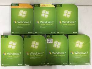 ★☆G179 Windows 7 Home Premium 32bit 64bit アップグレード ファミリーパック 他 7本セット☆★