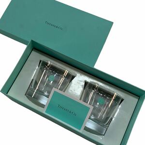 ★未使用品 Tiffany ティファニー スウィング OF ペアグラス ロックグラス クリスタル 箱付 ブランド アルコール消毒済み 中古品 管理J754