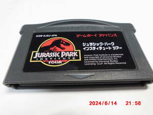 GBAROMカセット　ジェラシック・パーク　インスティテュート　ツアー　JURASSIC PARK INSTITUTE TOUR　　送料　370円　520円