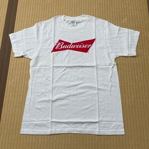 バドワイザー Tシャツ Budweiser ノベルティTシャツ 企業Tシャツ BUD ロゴTシャツ Beer 半袖Tシャツ