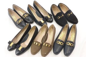 【6点】Salvatore Ferragamo サルヴァトーレ フェラガモ グッチ パンプス サイズ 6 1/2 5 1/2 靴 シューズ レディース まとめ売り 4440-Y