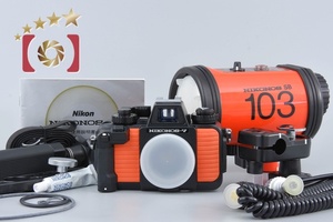 【中古】Nikon ニコン NIKONOS-V オレンジ 水中フィルムカメラ