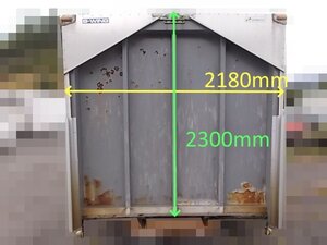 物置・作業小屋・バイク用ガレージに最適　ウィング扉箱　《 ２ｔ車用中古コンテナです　》 *0030　青森県弘前市 H00000298