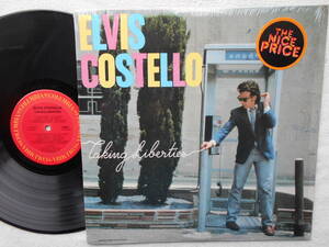 エルヴィス・コステロ ELVIS COSTELLO●LP●TAKING LIBERTIES ●パブロック USA盤●シュリンク残り●美品！！ 