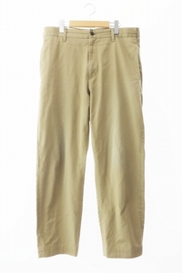 broader ブローダー BRD OCEANS CHWO TROUSER オーシャンズ トラウザー チノ パンツ BRD020 ベージュ ブランド古着ベクトル 中古●240828