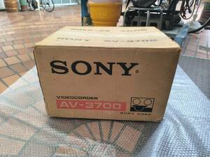 【極上美品・昭和レトロ 電化製品】SONY ソニー ビデオテープレコーダー AV-3700 元箱付