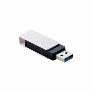 まとめ得 エレコム キャップ回転式USBメモリ(ホワイト) MF-RMU3B032GWH x [2個] /l