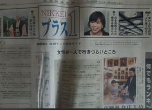 新聞紙 日本経済新聞プラス1 2003年1月25日 古紙 1部