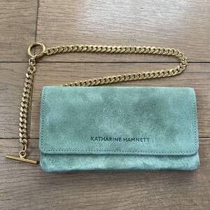 【未使用】KATHARINE HAMNETT キャサリンハムネット ポーチ 財布 送料185円 