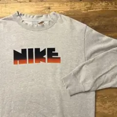 00s NIKE ゴツナイキ フロッキー ボロ クラッシュ加工 スウェット