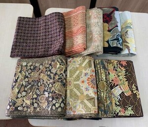 綺麗目　帯　丸帯　名古屋帯　8品　USED品