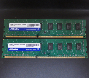 mem115 ADATA 2GB×2枚=4GB DDR3 中古品