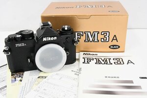 Nikon ニコン FM3A ブラック ボディー 箱あり 美品 20802801