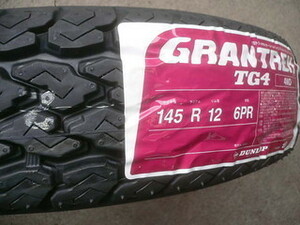 145R12 6PR ダンロップ グラントレック GRANTREK TG4 1本