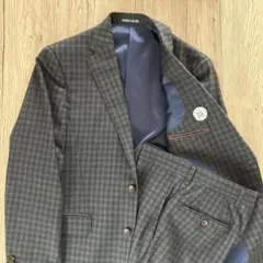 【美品】PERSONS FOR MEN スーツ グレンチェック