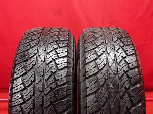 タイヤ2本 《 ブリヂストン 》 デューラー A/T693 [ 275/70R16 114S ]8分山★ ランクル80 100 デュランゴ n16