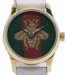 ★未使用！GUCCI グッチ G-タイムレス YA1265009 クオーツ レディース★