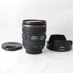 ★良品★ Canon キャノン 標準ズームレンズ EF24-70mm F4 L IS USM #6811