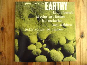 US盤 / Kenny Burrell / ケニーバレル / The Prestige All Stars / Earthy / Prestige - Original Jazz Classics / OJC-1707 / MONO
