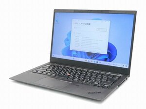 【1円スタート】Lenovo X1 Carbon 6th Gen 20KGA00SJP Core i5 8250U 1.6Ghz 8GB 256GB(SSD) 14インチ FHD (1920×1080) Windows11 Pro