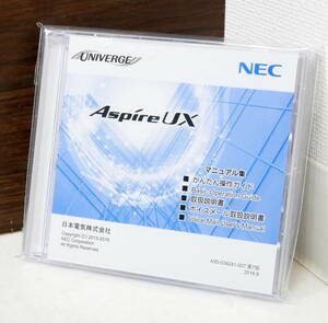 ▼送料180円(R601-B186)未使用品 NEC Aspire UX マニュアル集 取扱説明書(CD-ROM)