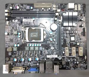 【中古パーツ】BIOS確認のみ、H61H2-M5 V:1.0 マザーボード ＩＯパネル LGA1155 ■MB5179