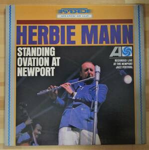 処分品）Ｊａｚｚ　アルバム　☆　ＨＥＲＢＩＥ　ＭＡＮＮ／ＳＴＡＮＤＩＮＧ　ＯＶＡＴＩＯＮ　ＡＴ　ＮＥＷＰＯＲＴ