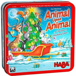 ボードゲーム HABA Animal Upon Animal A Christmas Stacking Game HABA 輸入版 日本語説明書なし