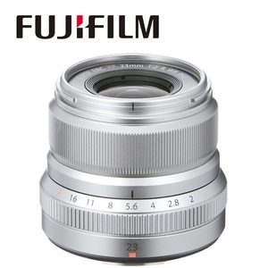 富士フイルム FUJIFILM FUJINON XF 23mm F2 R WR シルバー 単焦点 広角レンズ ミラーレス カメラ 中古