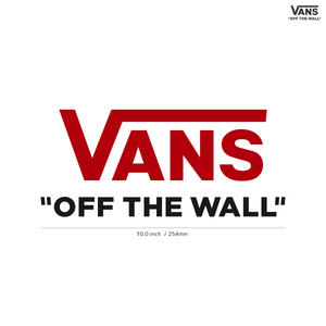 【VANS】バンズ★10★COLOR★カラー★ダイカットステッカー★切抜きステッカー★10.0インチ★25.4cm