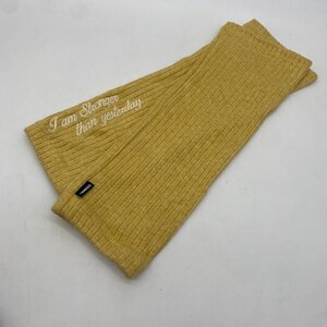 ☆crank クランク☆レタリング リブニット レッグ ウォーマー 筆記体 Y2K lettering leg warmers rib knit