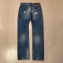 used☆ヒステリックグラマー☆ダメージ加工デニムパンツ☆28☆スタッズ