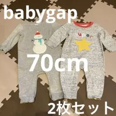 baby GAP ロンパース 70cm 2枚セット