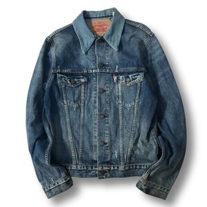 《オススメ◎》Levi’s リーバイス★ダメージ加工*70505-0217*ジージャン*デニムジャケット*インディゴブルー*サイズ40(MA7416)◆S80