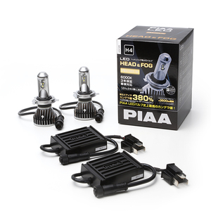 [MODE]24V車対応！PIAA H4 ヘッドランプ用LEDバルブ（コントローラー別体タイプ）新品　車検対応　3年保証　バルブ2個入