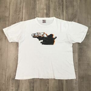 ★激レア★ MO WAX × BAPE Tシャツ Lサイズ a bathing ape スケシン 裏原宿 oneita エイプ ベイプ アベイシングエイプ futura NIGO i2